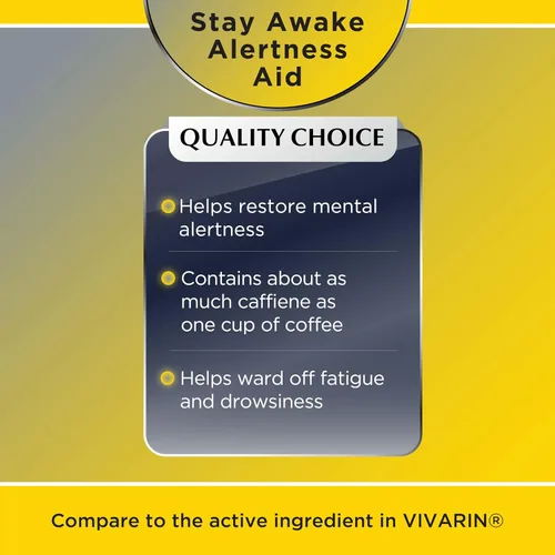 Vista 3 de Quality Choice Tableta de cafeína Stay Awake