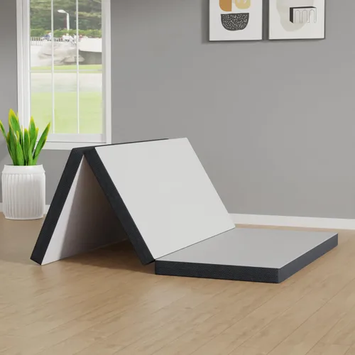 Vista 9 de PayLessHere Colchón de espuma viscoelástica triple plegable de 3 pulgadas Individual Firme medio