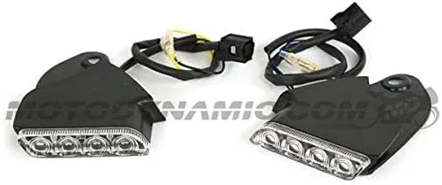 Vista 2 de Railside Performance Compatible con R1 YZF-R1 2015-2025 R1M R1S 2015-2018 In Vent LED Señales de giro traseras