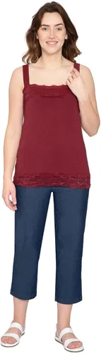 Vista 9 de Women's Lace Trim Tank