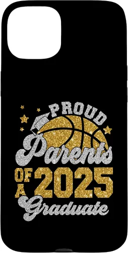 Vista 8 de iPhone 15 Parents of a 2025 Graduate Senior Graduation Basketball Case
