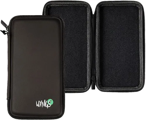 Vista 2 de WYNGS - Funda protectora para calculadora gráfica Texas Instruments TI-84 Plus CE en color negro