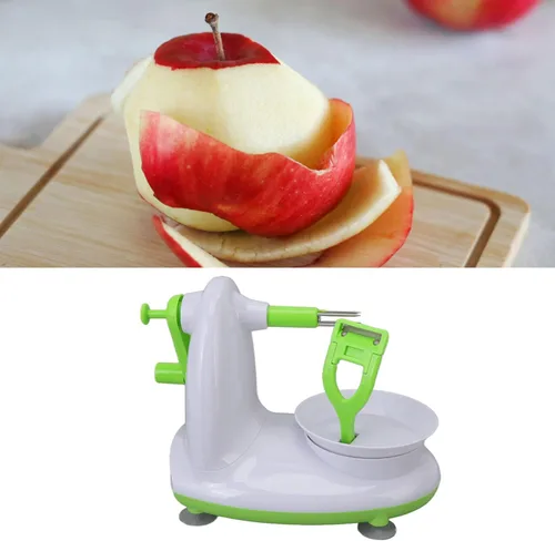 Vista 4 de Pelador de manzanas, descorazonador pelador de manzanas de magnesio fundido/patatas, pelador duradero de aleación de magnesio fundido a presión