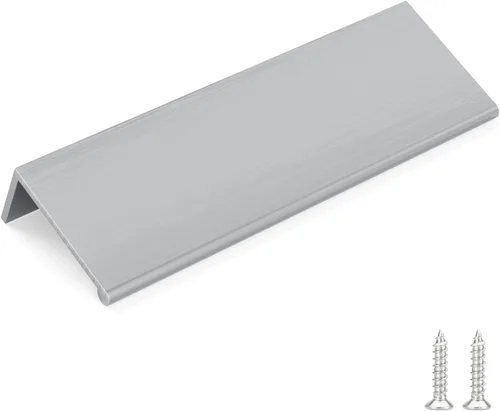Vista 24 de Goldenwarm - Paquete de 10 tiradores negros de 2-1/2 pulgadas con borde de dedo, tiradores para cajones de cocina, color negro mate, manijas
