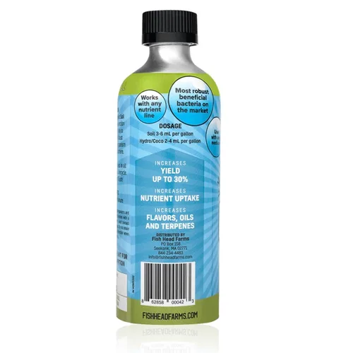 Vista 3 de Fish Head Farms - Acondicionador orgánico de suelo para mejorar el rendimiento y el sabor. Mejora la eficiencia de los fertilizantes. Útil tanto