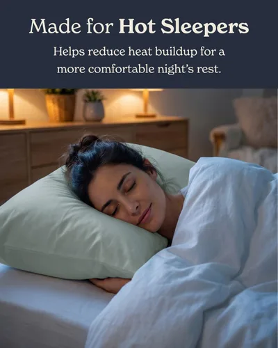 Vista 3 de Beckham Hotel Collection Fundas de almohada refrescantes para personas que duermen con calor, tamaño King, juego de 2, ropa de cama fresca, cierre