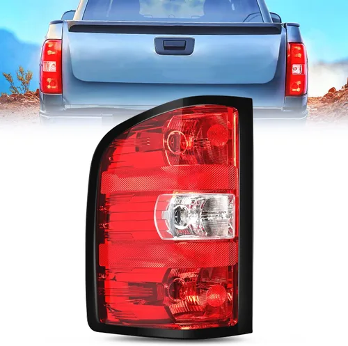 Vista 7 de Nilight Conjunto de faros para 2007 2008 2009 2010 2011 2012 2013 Silverado 1500 2007-2014 Silverado 2500HD 3500HD Faros de repuesto Carcasa negra