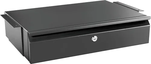 Vista 11 de Mount-It! Kit de cajón extraíble para debajo del escritorio con estante para laptop y tablet, organizador de almacenamiento de oficina, se monta