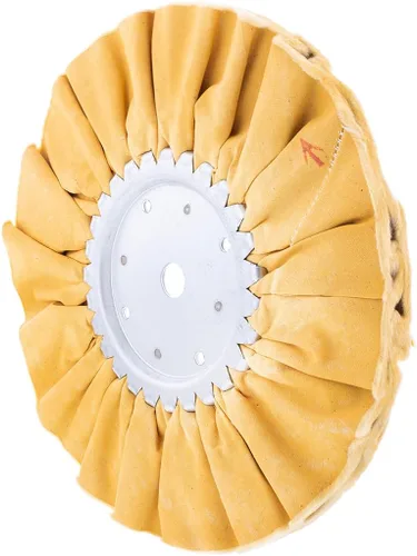 Vista 2 de United Pacific & Keystone Polishing 90030 Pulidor de vías respiratorias tratado amarillo de 10 pulgadas – Cenador de 5/8 pulgadas y 1/2 pulgadas