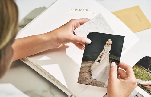 Vista 6 de Álbum de recortes prémium para fotos de familiares, amigos, graduación, baby shower y boda, 100 páginas para varios tamaños, 4 x 6, 5 x 7, 6 x 8, 8