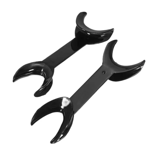 Vista 3 de 8 piezas en forma de T, retractor intraoral de labios de mejilla, doble cabeza, abridor de boca para blanqueamiento de dientes, herramienta