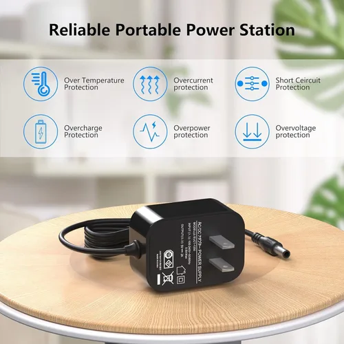 Vista 7 de Cable de alimentación para Skylight, HP, Aluratek, BSIMB Smart Digital Picture Frame 5V AC Adaptador Cargador (no para 9V o 12V)