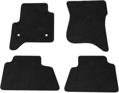 Vista 8 de IKON MOTORSPORTS, Alfombrillas de suelo compatibles con GMC Sierra Chevrolet Silverado 1500 2500 3500 Tahoe Yukon 2014-2018, goma de látex