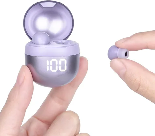 Vista 7 de Invisible Mini Wireless Bluetooth Earbuds Tiny IPX5 Waterproof Sleep Stereo