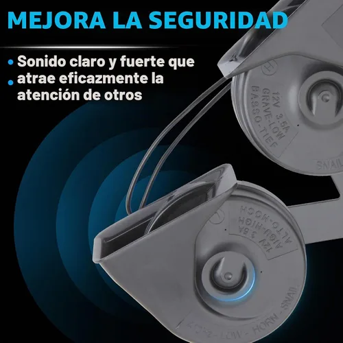 Vista 6 de Conjunto de bocina doble con soporte compatible con Ford F-150 FX2 FX4 Harley-Davidson King Ranch Lariat Platinum 3.5L 5.0L Piezas de repuesto