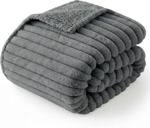 Vista 23 de Bedsure ComfyFleece® - Mantas impermeables para perros pequeños Crema