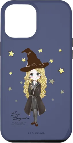 Vista 26 de Funda para iPhone 16 Harry Potter Luna Lovegood con cita y estrellas