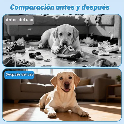 Vista 4 de Spray de manzana amarga para perros, sin alcohol, sin masticar y disuasorio para perros para dejar de masticar y lamer, proteger muebles, zapatos