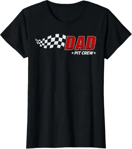 Vista 48 de Dad Pit Crew Race Car Birthday Family Matching Pit Crew Camiseta Pit Crew