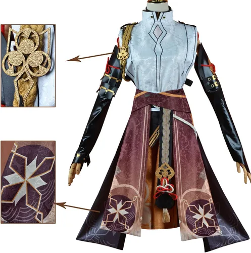 Vista 4 de ICIYO Genshin Impact Cosplay Shikanoin Heizou Juego de rol Disfraz de Halloween