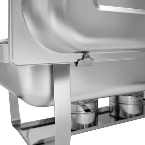 Vista 3 de Winco Chafer Clásico con Soporte Plegable, 8 Cuartos