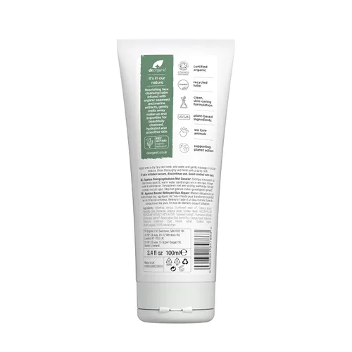 Vista 2 de Dr. Organic Ageless - Bálsamo limpiador con algas marinas Hidratante, suave, elimina impurezas, certificado orgánico, libre de parabenos y SLS