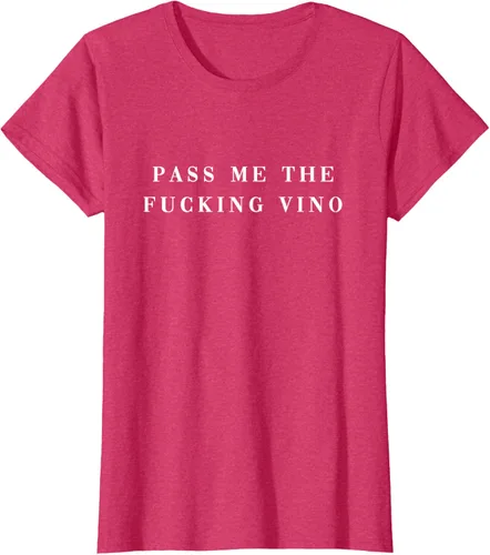 Vista 9 de Pásame el maldito Vino. Camiseta divertida con texto en inglés «Wine nice lettering AM PM Fun»