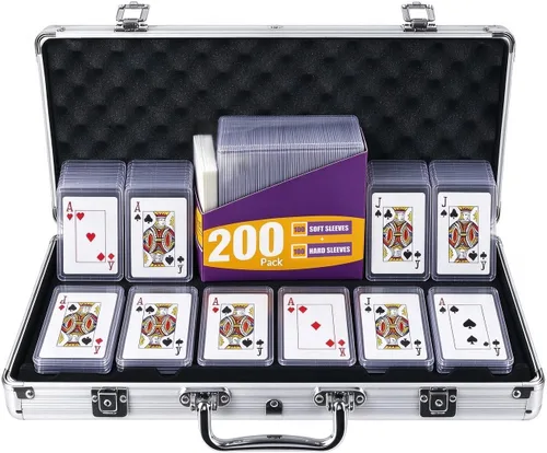 Vista 2 de 100 Top Loaders, 3"x4" Rigid Hard Plastic Card Holder (100 Hard Only)