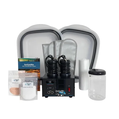 Vista 8 de HEALTHandMED IonizeMe Maxx Dual (unidad de 2 canales) – Potente equipo de desintoxicación casera de 20 voltios para eliminación de toxinas 5 años