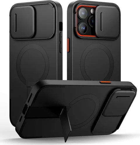 Vista 82 de SURITCH Funda para iPhone Air con cubierta de control de cámara, funda deslizante para cámara y soporte ajustable, compatible con MagSafe, a prueba