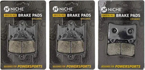 Vista 9 de NICHE Juego de pastillas de freno para Yamaha FZ1 5LV-W0046-50-00 4SV-25805-00-00 Delanteras traseras orgánicas