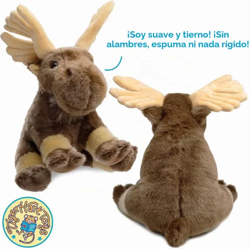 Vista 7 de TigerHart Martin The Moose - Peluche de 10.5 pulgadas (nueva edición)