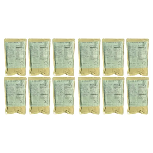 Vista 29 de MRE (comida lista para comer) Entree de una sola porción Comidas de emergencia Alimentos de supervivencia Dátiles frescos Larga vida útil