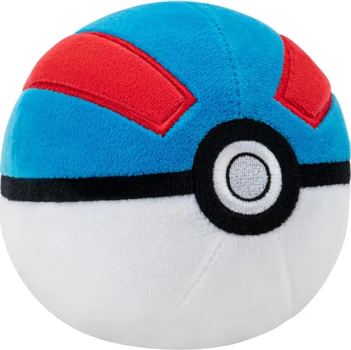 Vista 4 de Pokemon Poke Ball - Juego de 4 bolas de peluche de 2 pulgadas