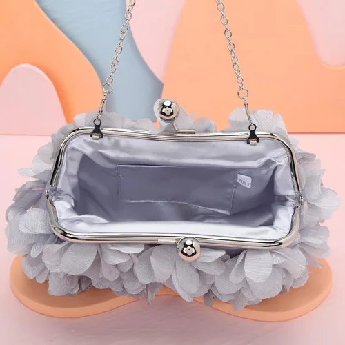 Vista 6 de Fawziya Carteras con corte floral para mujer, bolsos y embragues de noche