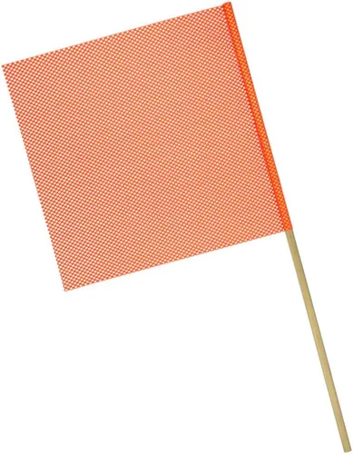 Vista 4 de Productos de advertencia de gran tamaño, bandera de advertencia de clavija, paquete de 12