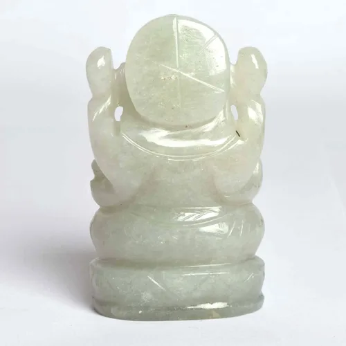 Vista 3 de GEMHUB Ídolo de Ganesha para la felicidad, figura de Ganesha para la buena fortuna, estatua de serpiente para decoración del hogar aproximadamente