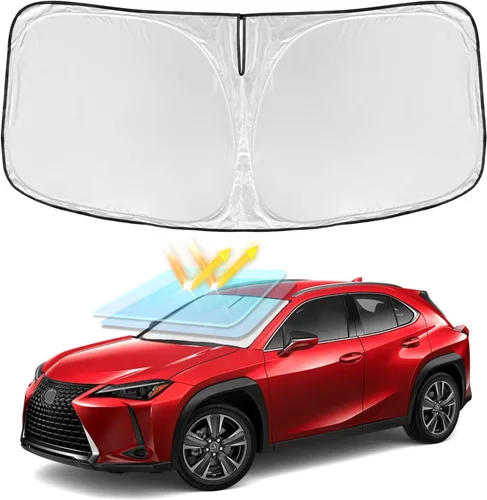 Vista 118 de Parasol de 4 capas para parabrisas, ajuste personalizado, tela 240T
