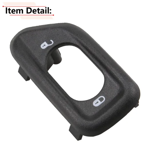 Vista 6 de RLB-HILON Bisel de interruptor de bloqueo de puerta, compatible con Jeep Wrangler JK, para 2011 2012 2013 2014 2015 2016 2017 2018 año