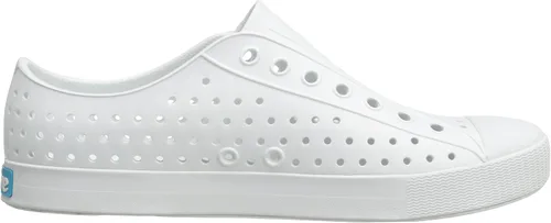 Vista 6 de Native Shoes, Jefferson, Zapatilla ligera para adultos, Shell White Solid '14, 12 Women10 Men