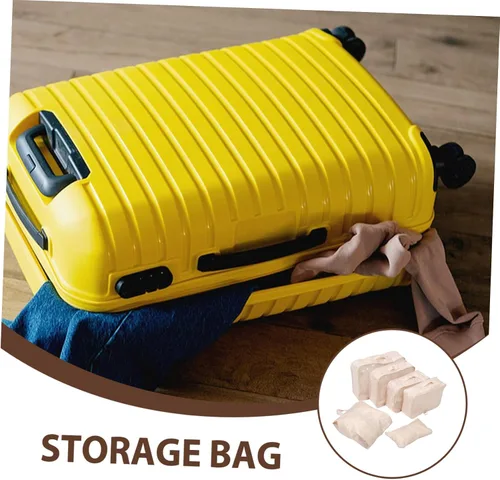Vista 7 de NOLITOY Juego de 7 cubos de equipaje de viaje para equipaje de capacidad, bolsas organizadoras para ropa, zapatos, artículos de tocador, bolsas