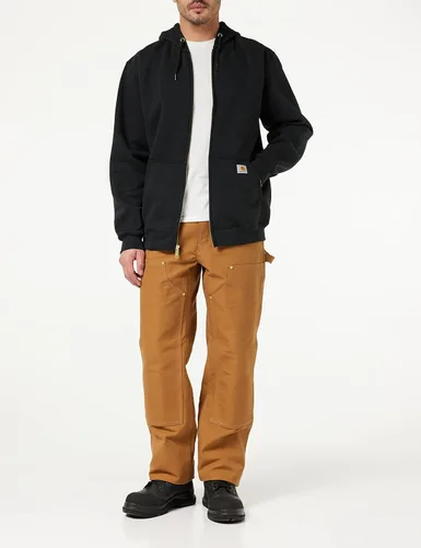 Vista 3 de Carhartt - Sudadera holgada de peso medio con cremallera completa para hombre