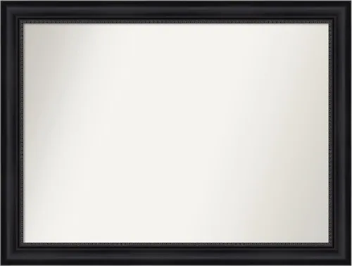 Vista 53 de Amanti Art Espejo personalizado, espejo de baño negro Astor, espejo de pared o espejo de tocador de baño sobre el fregadero (25 x 25 pulgadas)