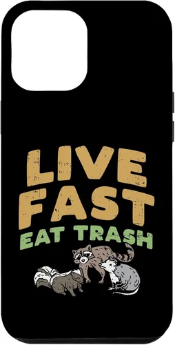 Vista 25 de iPhone 16 Fast Live Eat Trash Raccoon Opossum Skunk Street Cats Gift Case