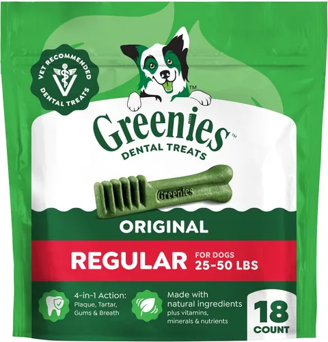 Vista 19 de Greenies - Golosinas dentales regulares para perros, sabor original de pollo, 3