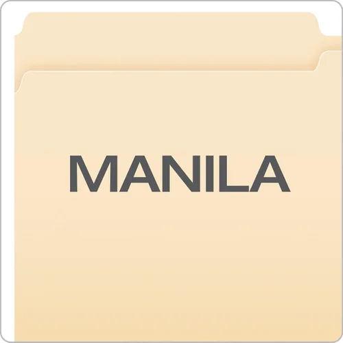 Vista 3 de Pendaflex Carpetas de archivos, tamaño legal, Manila, corte 1/2, 100/BX (753 1/2)