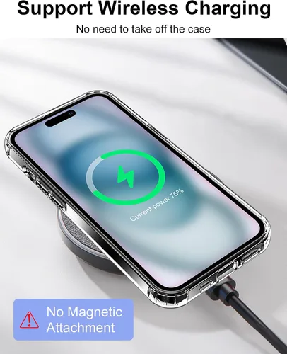 Vista 341 de HOOMIL Funda para iPhone 7 Plus/iPhone 8 Plus de 5.5 Pulgadas, sin amarillamiento, protección contra caídas, cubierta trasera dura transparente