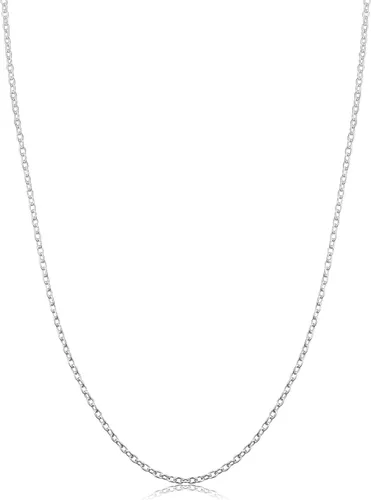 Vista 7 de Kooljewelry Collar de plata de ley u oro amarillo sobre plata de ley para mujer (0.047 in, 0.063 in o 0.083 in)