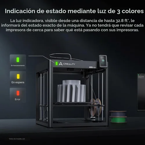 Vista 6 de Impresora 3D Creality Ender-5 Max, gran volumen de construcción 400 * 400 * 400mm, hasta 700mm/s de velocidad de impresión, eje X con riel lineal