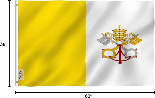 Vista 7 de Bandera de EE. UU. + cristiana + Israel + Vaticano + Templarios + Masónico, Vatican